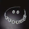 3pcs Set: Statement Rhinestone Jewelry Set