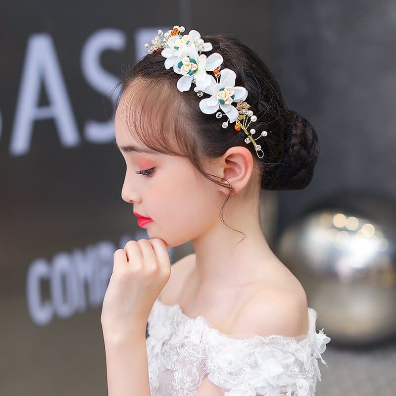 Rhinestone Hair Pins For Children | Kids Hair Jewelry Set For Parties