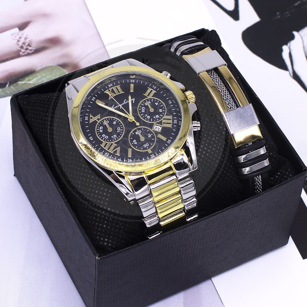 Romantic Couple Watch Set  |  Watch Vs Bracelet Couple Set