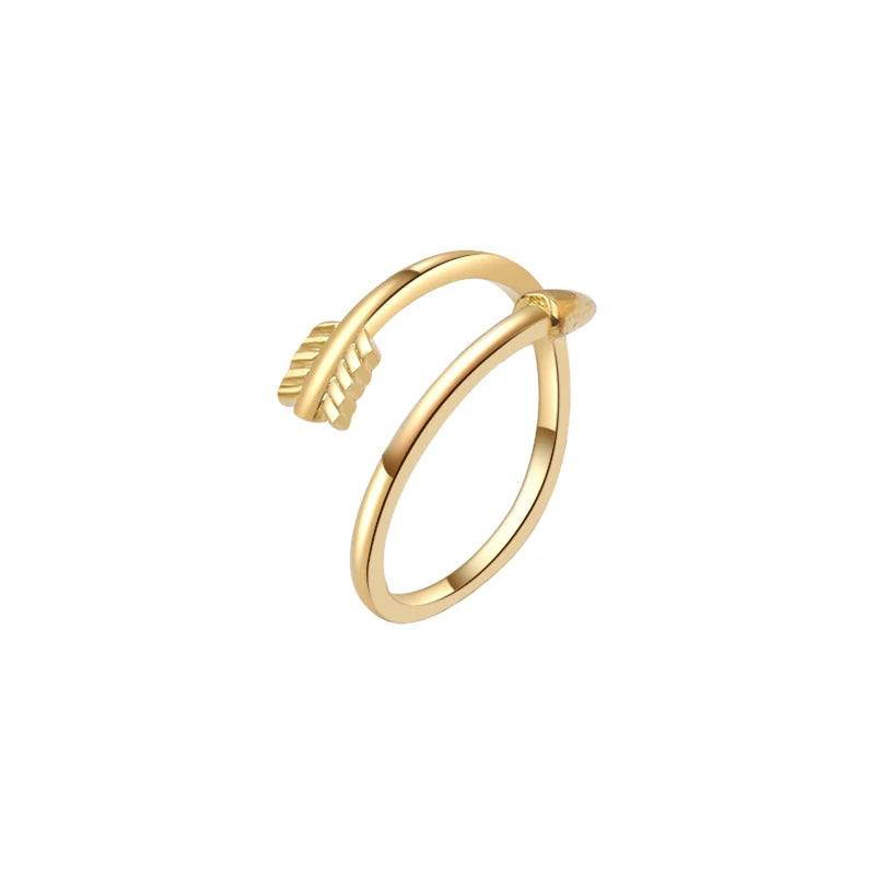 Fashion Toe Ring for Women Girl 18K Gold Plated Jewelry Small Size Adjustable Open Tail Stacking Rings Summer Beach Foot Jewelry