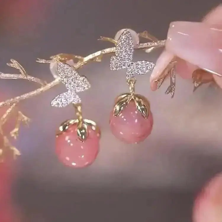 925 Silver Needle Korean Fashion Square Pearl Drop Earrings For Women Jewelry 2024 Trending New Women's Vintage Zircon Earrings