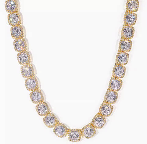 S925 Sterling Silver Necklace | Hip Hop Jewelry Necklace