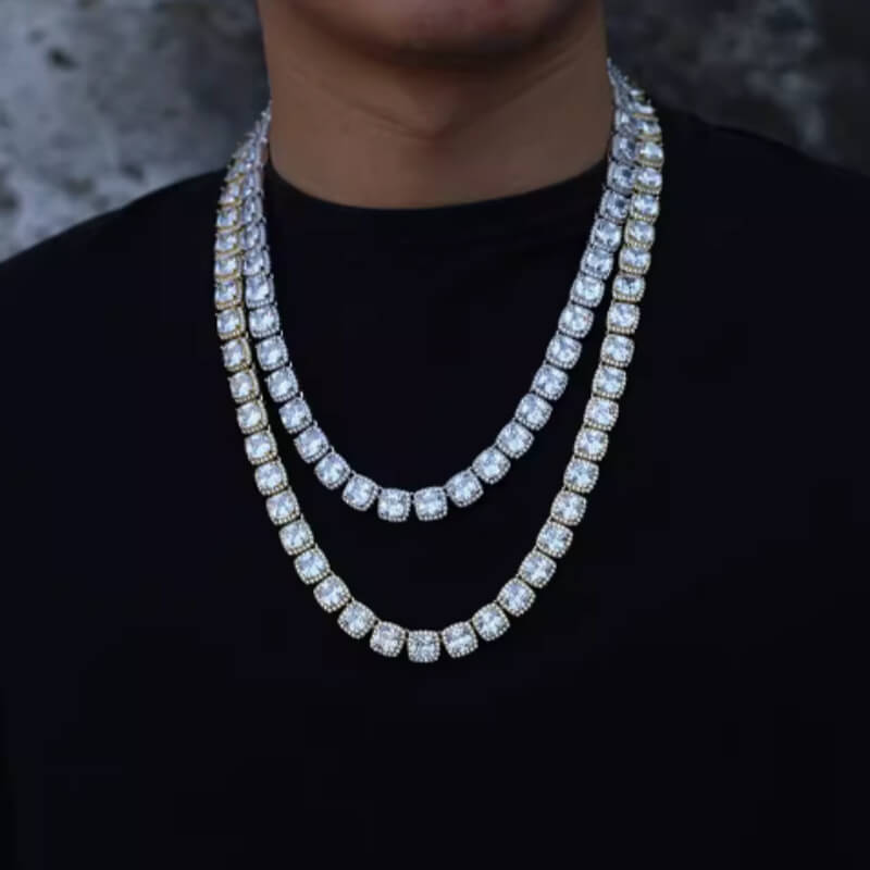 S925 Sterling Silver Necklace | Hip Hop Jewelry Necklace
