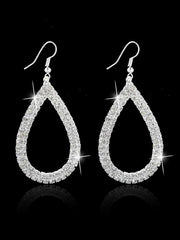 White Water Drop Earrings