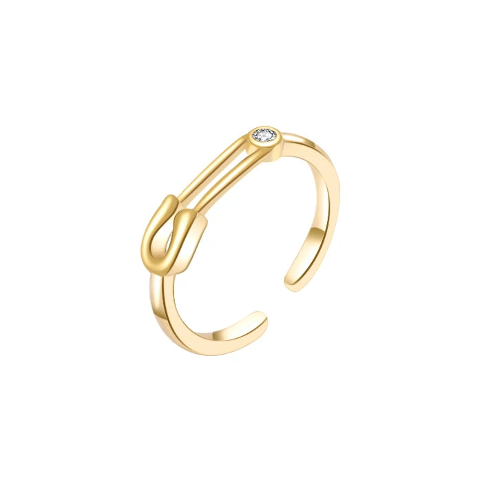 Fashion Toe Ring for Women Girl 18K Gold Plated Jewelry Small Size Adjustable Open Tail Stacking Rings Summer Beach Foot Jewelry
