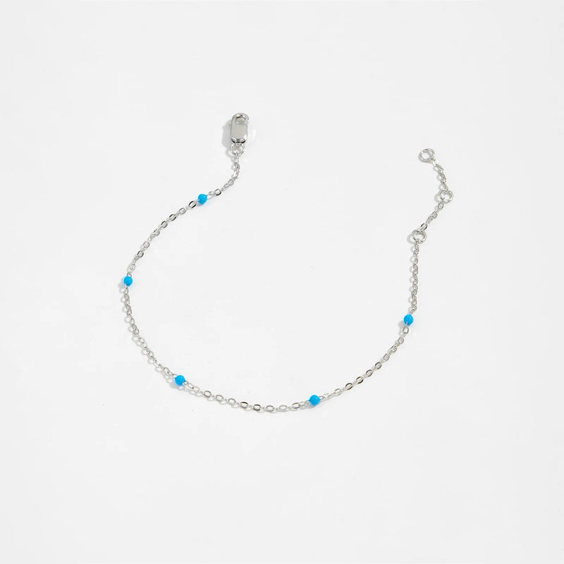 ANDYWEN 100% 925 Sterling Silver Gold Turquoise Chain Enamel Bracelet Luxury Women 2022 Women Charm Wedding Crystal Jewelry