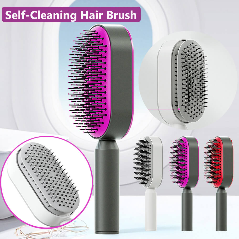 Self Cleaning Hair Brush For Women | Automatic Hair Brush