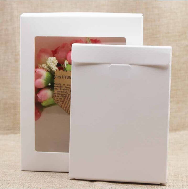 Set Up Boxes With Clear PVC Window | PVC Jewelry Packaging Box 