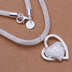 925 Sterling Silver Necklace with Gorgeous Charm