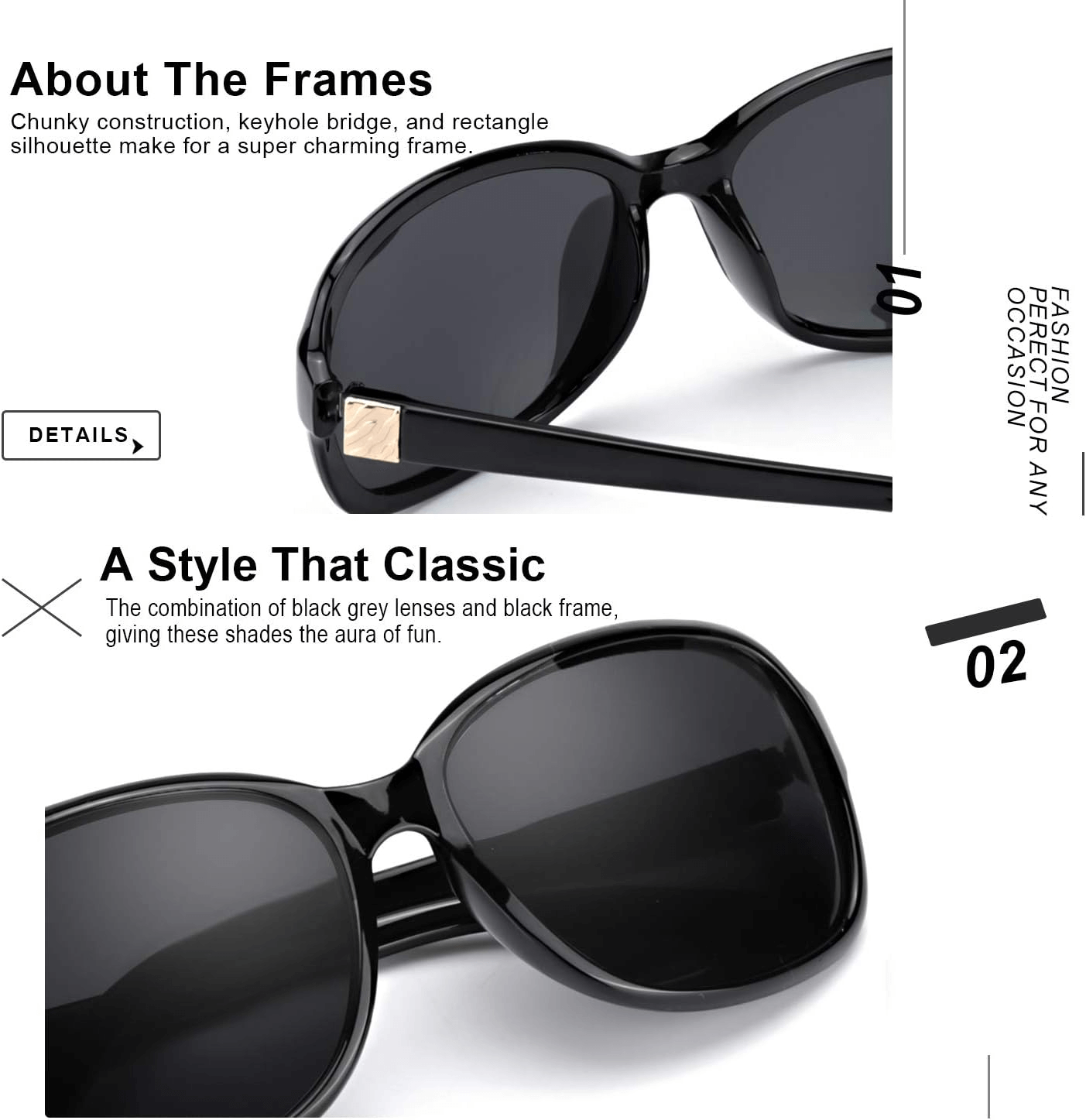 Small Wrap Sunglasses For Women | 100% UV400 Eye Protection Sunglasses