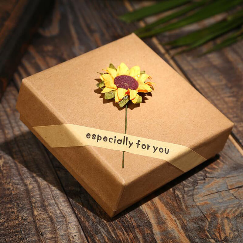 Sunflower Pendant Necklace For Her  Custom Sunflower Jewelry
