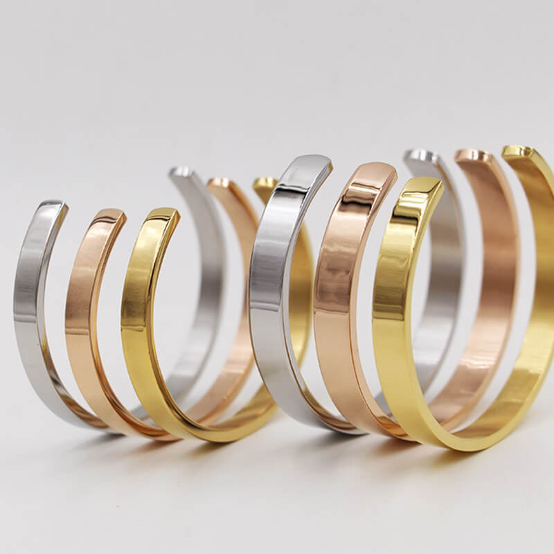 Titanium Steel Couple Bracelet  | Waterproof Rose Gold Bracelet