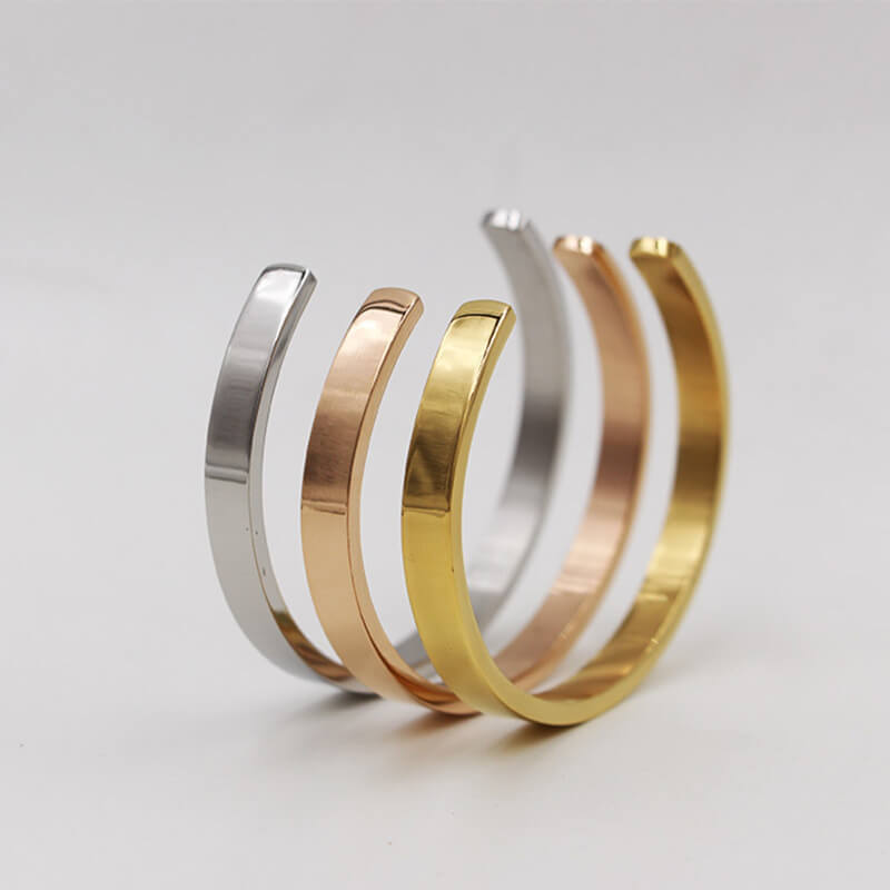 Titanium Steel Couple Bracelet  | Waterproof Rose Gold Bracelet