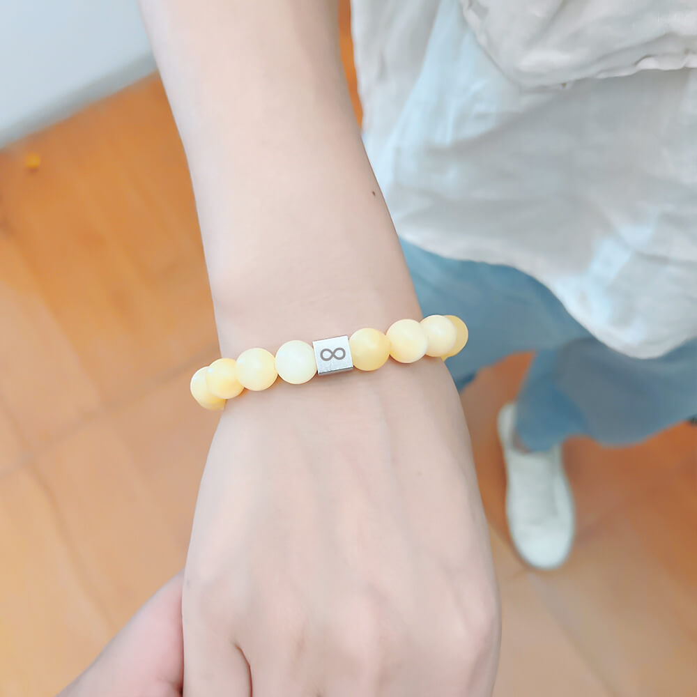 Titanium Steel Infinity Bracelet | Couple Bracelet Set Titanium