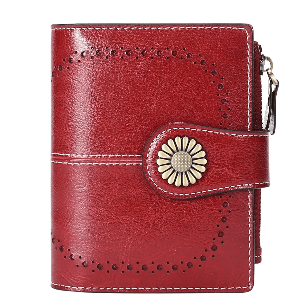 Travel-Friendly Small Leather Purse For Cards | Mini Wallet women