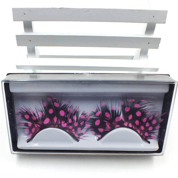 Two Color Ombre Feather False eyelashes | Dual Color False Eyelashes