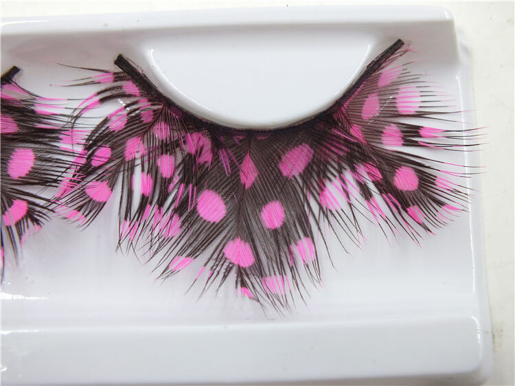 Two Color Ombre Feather False eyelashes | Dual Color False Eyelashes