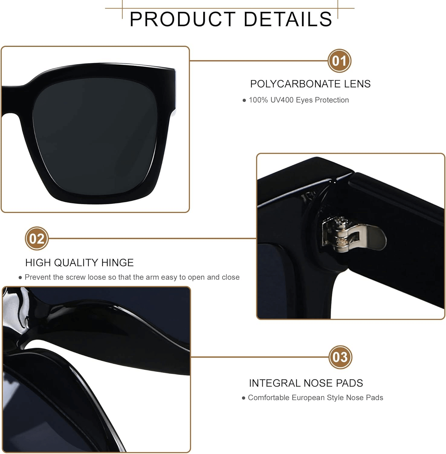 UV Protection Oversized Sunglasses For Women | Fashion Sunglasses Women
