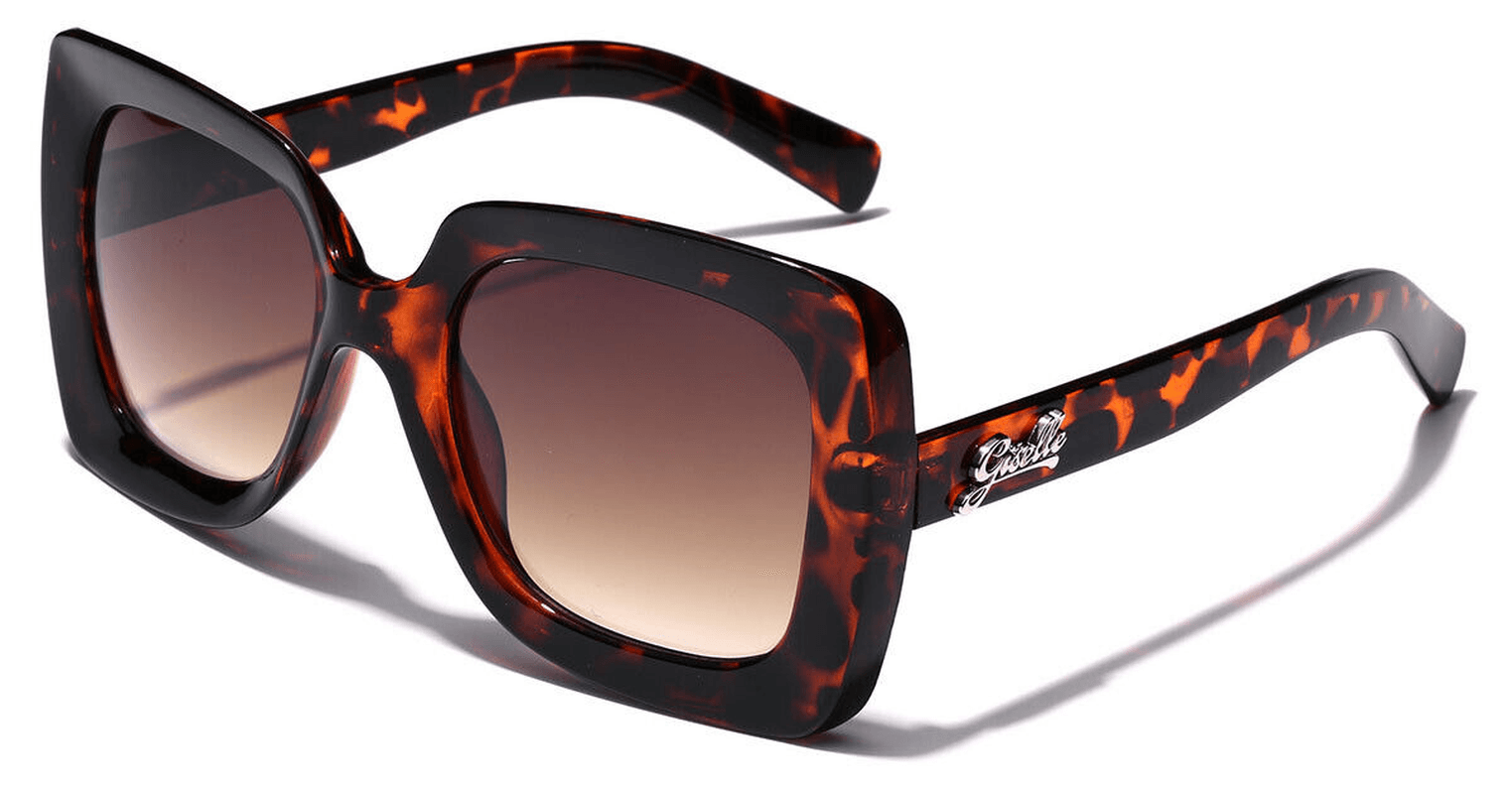 Vintage Celebrity Sunglasses | UV400 Protection Square Sunglasses Women