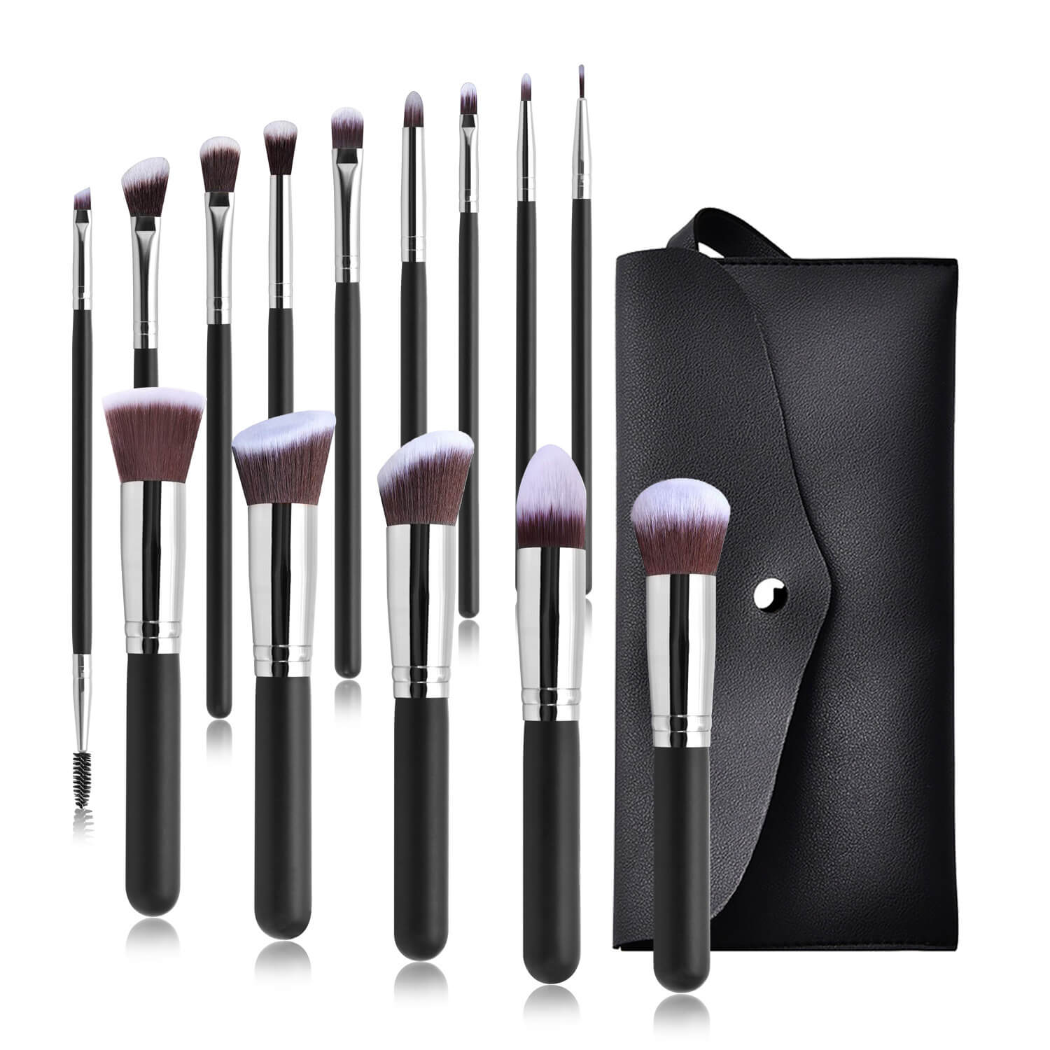 What Is Included In 14 Black Makeup Brush Set  Cosmetic Brush Set