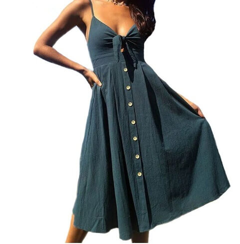 Women’s Casual Summer Sheath Dress | Summer Party Dress Sleeveless