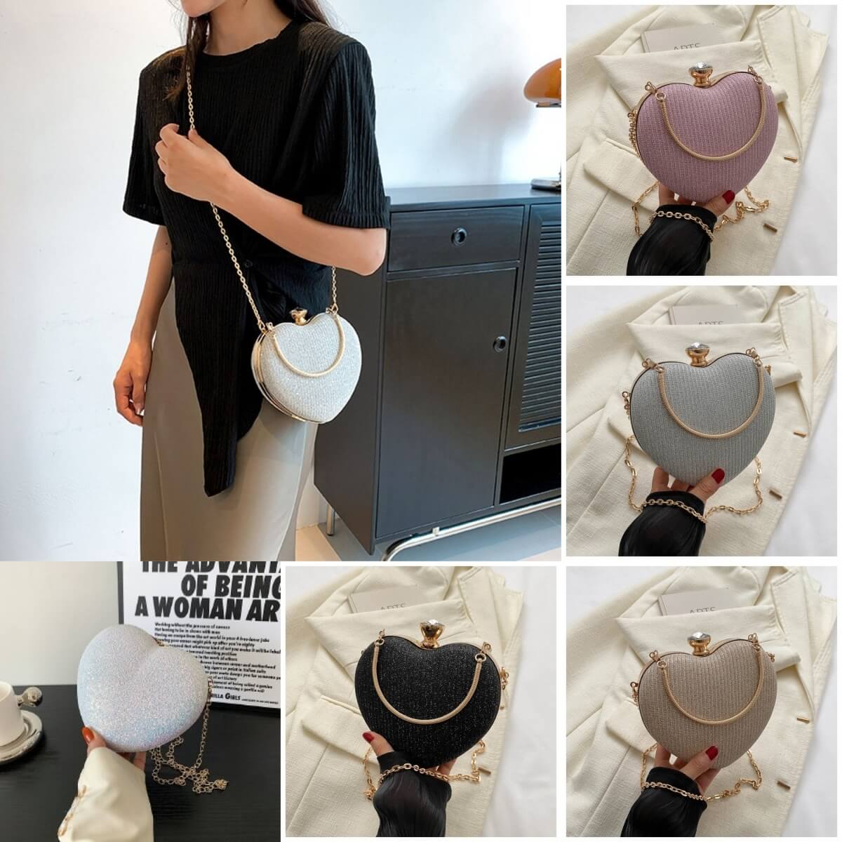 Women’s Chain Shoulder Bag | Fashion Chain Shoulder Crossbody Bag