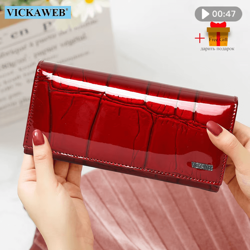 Women’s Long Purse With Magnetic Closure  Fashion Wallets For Women