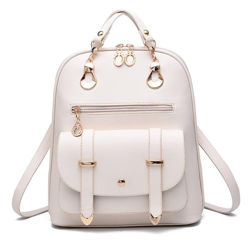 Women's PU Leather Backpack | Faux Leather Fashion Backpack