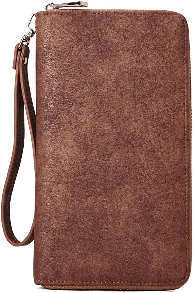 Women’s Wallet With Zip And Wristlet  RFID Wristlet Wallet Women
