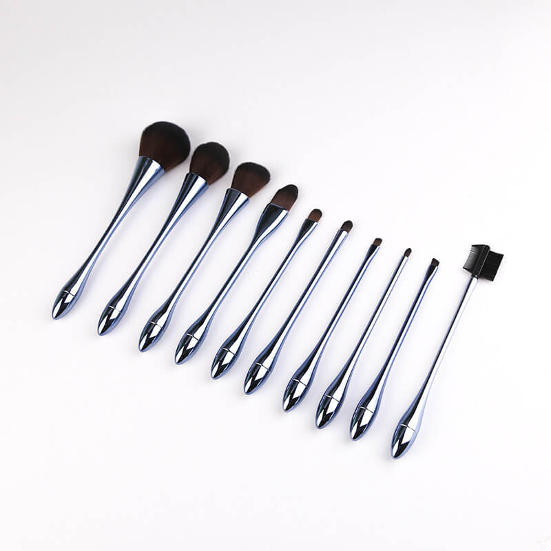 ZOREYA 10pcs Goblet Design Brush Sets | Man-Made Fiber Makeup Brushes 