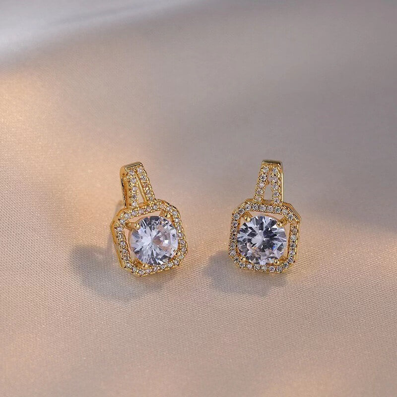  Zircon Pendant With Matching Earrings | Zircon Fashion Jewelry