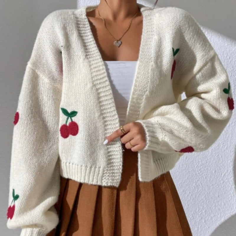 Outerwear Loose Casual Knitted Cardigan