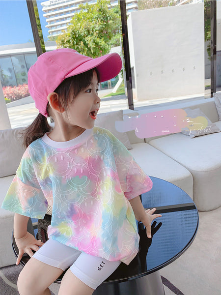 Girls'' Summer New Children''s Half Sleeve Baby T-shirt