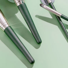 Green Cloud 14 Makeup Brushes Suit