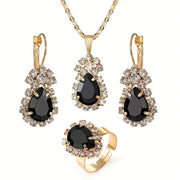 Teardrop Shaped Jewelry Set