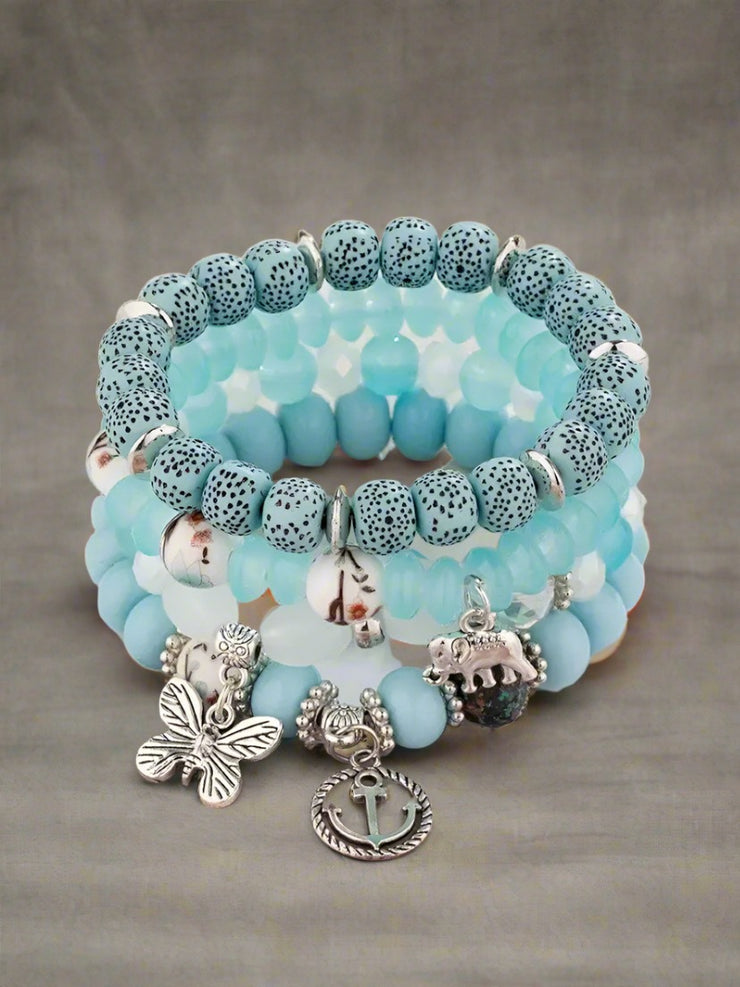 Bohemian Stackable Bead Bracelet