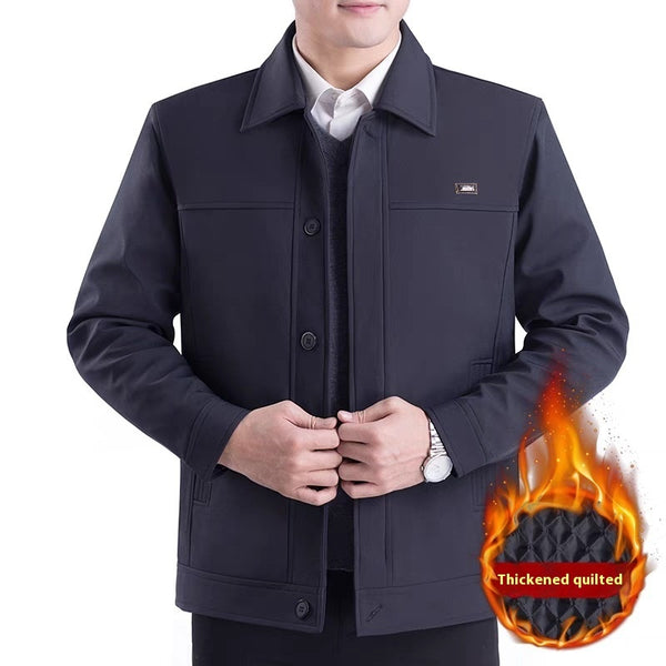 Middle-aged Men's Casual Jacket Autumn Outerwear Top