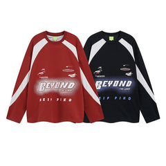 Spring And Autumn Clothing National Fashion Retro Street Racing Suit Sweater Men