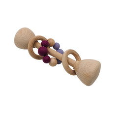 Baby Beech Wood Rattles Teething Toys