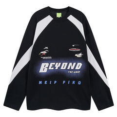 Spring And Autumn Clothing National Fashion Retro Street Racing Suit Sweater Men