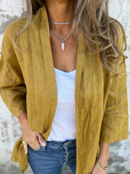 Loose Pockets Cardigan Outerwear Top Women