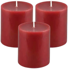 Candles for Home Scented - Cinnamon- Scented Candles 4 Pack - Pillar Candles