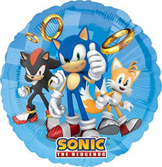 Sonic the Hedgehog Happy 7Th Birthday Balloon Bouquet (5 Balloons) | Viva Party Balloon Collection