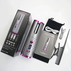 Wireless Hair Curler Hair Curler Portable Usb Charging Automatic Curler Hair Curler