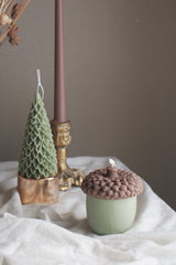 Acorn Shaped Candles, Fall Scented Candles, Thanksgiving Decoration Candles, Christmas Candles, Holiday Candle Gifts, Housewarming Gifts