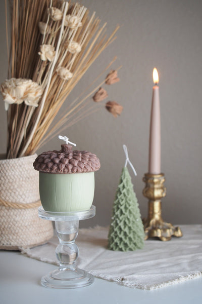 Acorn Shaped Candles, Fall Scented Candles, Thanksgiving Decoration Candles, Christmas Candles, Holiday Candle Gifts, Housewarming Gifts