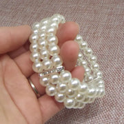 Multi-Layer Faux Pearl Bracelet