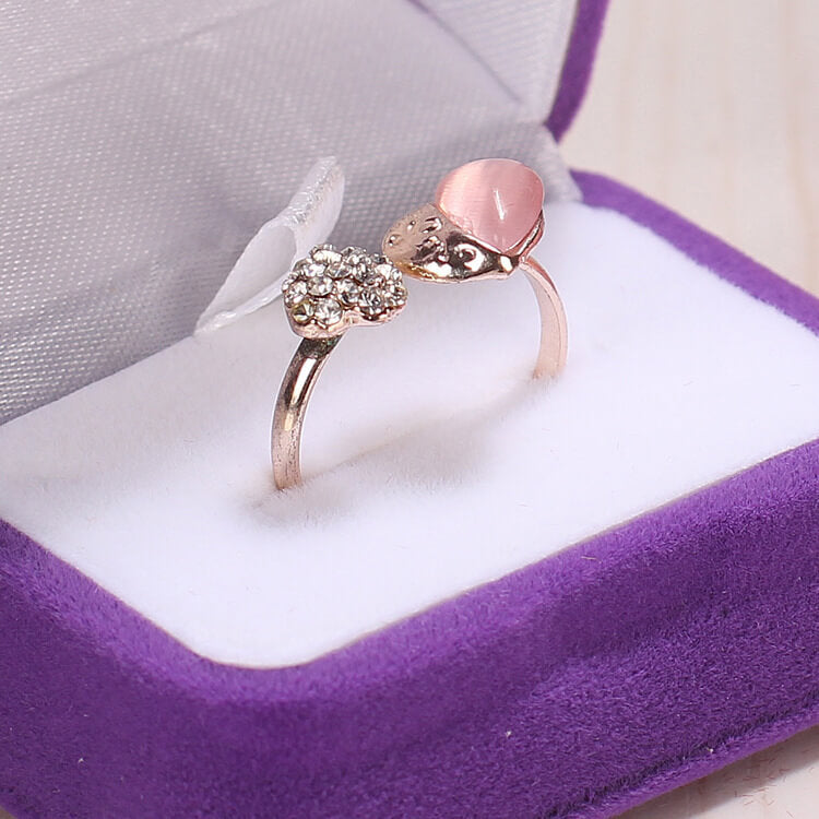 soft flannel jewelry packaging box for rings |  ring gift box