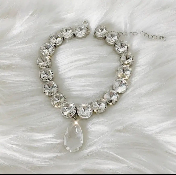 Exaggerated Rhinestone Necklace